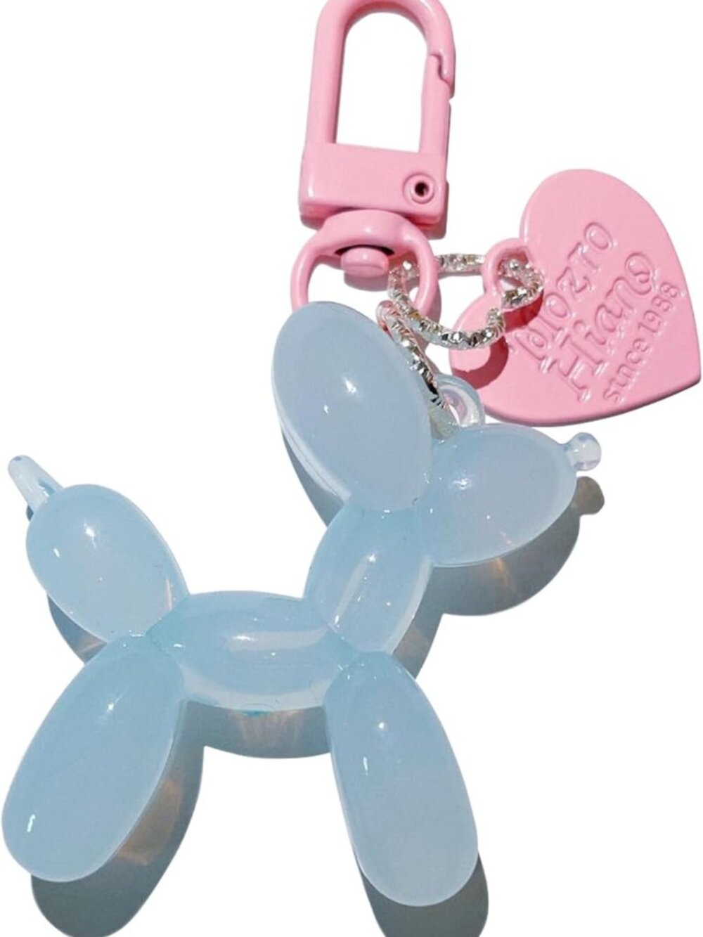 Cute Jelly Balloon Dog Keychain for Women | Adorable Bag Charm Accessory